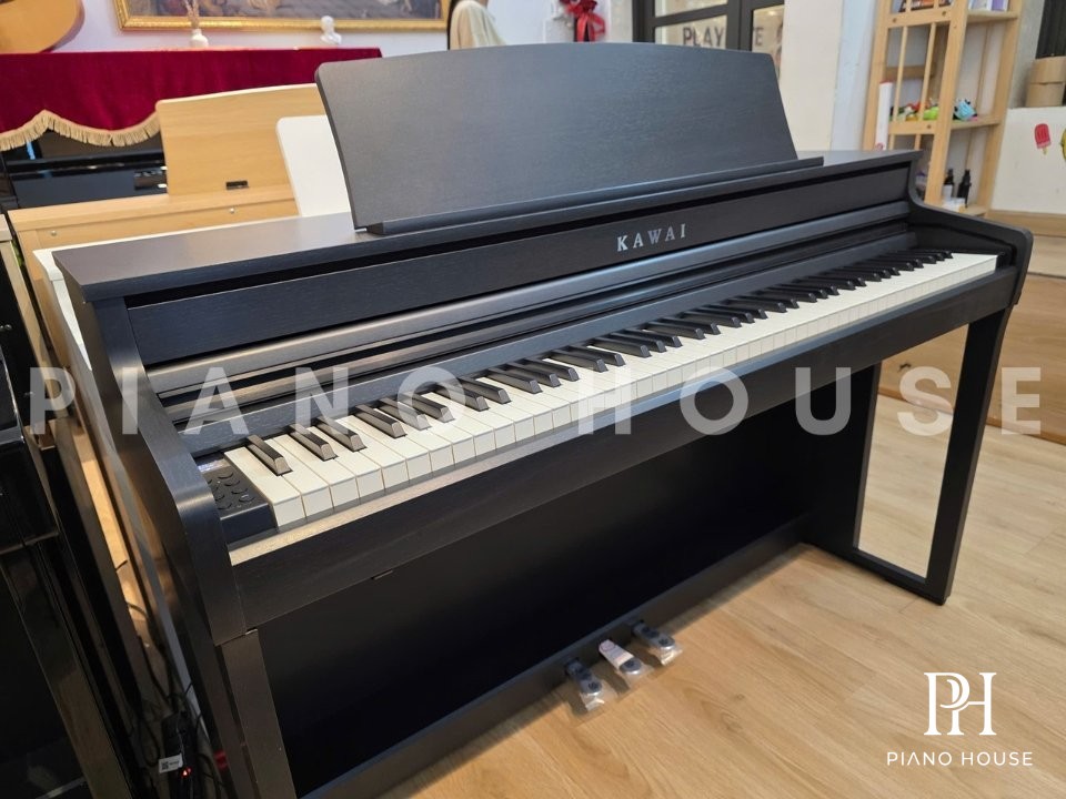 Sale 10%」 Đàn Piano KAWAI SCA401 MB - Đen Nhám - Mới 99% - Bản